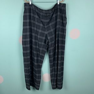 Lane Bryant Size 26 Plaid Pants Wide Leg *damaged